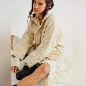 Free People Vanilla Cream L NWT Dolman Jacket